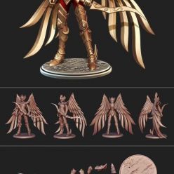 3D model Saint Seiya Aiolos Sagittarius – 3D Print