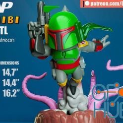 3D model Boba Fett Chibi – 3D Print