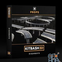 3D model Kitbash3D – Props: Highways