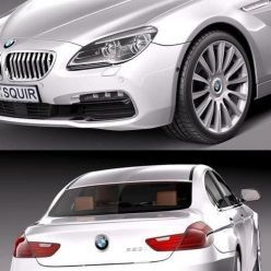 3D model BMW 6-Series Gran Coupe 2015
