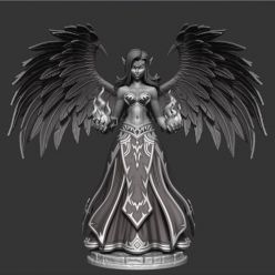 3D model League of Legends Morgana – 3D Print