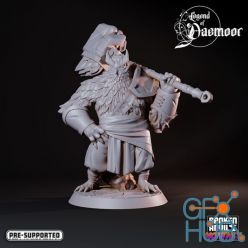 3D model OwlFolk Barbarian with Hammer