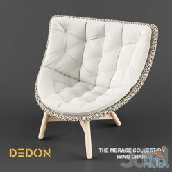 3D model Dedon Mbrace Wing Chair