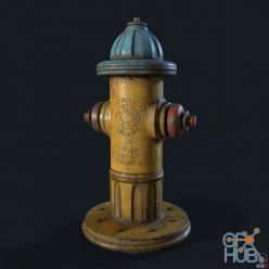 3D model PBR Fire Hydrant
