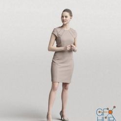 3D model Elegant Woman Standing