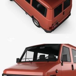 3D model Fiat Ducato Passenger Van 1981 Hum 3D