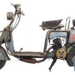 3D model Moped Lambretta-125b PBR