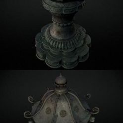 3D model Japanese Ornament PBR