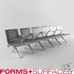 3D model Tecno RS Seating System