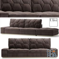 3D model Sofa ulivi salotti cesar