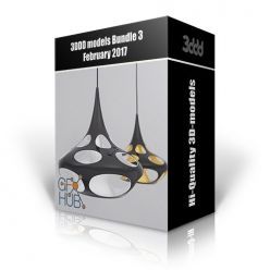 3D model 3DDD models – Bundle 3 February 2017