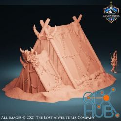 3D model ﻿Golari Tent – 3D Print