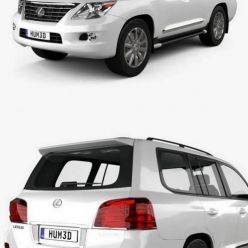 3D model Lexus LX 570 (J200) 2010 car