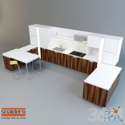 3D model Snaidero Lux kitchen