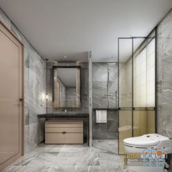 3D model Modern bathroom interior 072