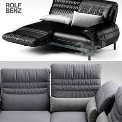3D model 2 sofa ROLF BENZ PLURA