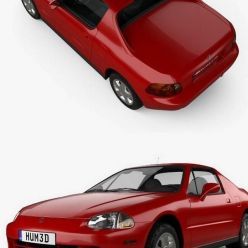 3D model Honda Civic del Sol 1993