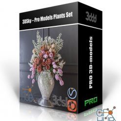 3D model 3DDD/3DSky PRO models – Plants Bundle 2019