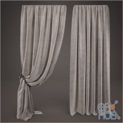 3D model Curtain Drapes