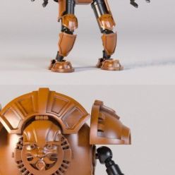 3D model Toy Golem