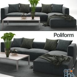 3D model Poliform Shangai (sofa, furniture set)