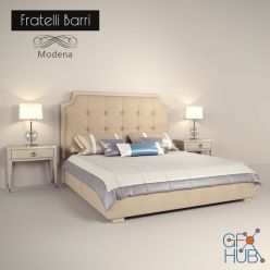 3D model Fratelli Barri Modena bed