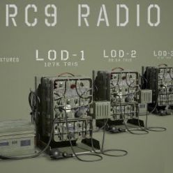 3D model GRC9 Radio PBR