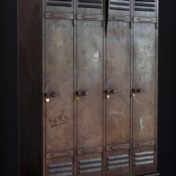 3D model Lockers Game Ready PBR