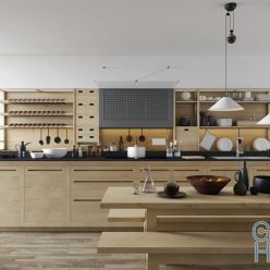 3D model Italy Valcucine kitchen by Behance