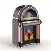 3D model Jukebox in vintage style