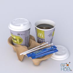 3D model Coffee from Mc Donalds