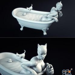 3D model Catwoman Washed – 3D Print