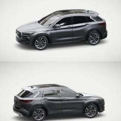 3D model Infiniti QX50 2019 QUARTZ