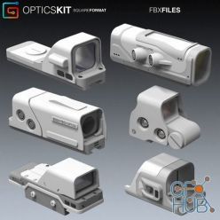 3D model Gumroad – Optics Kit – Square Format