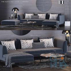 3D model The Sofa & Chair Company Set