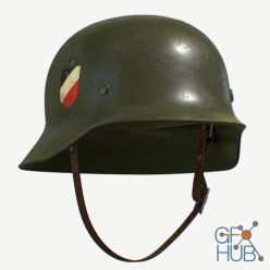 3D model Nazi Helmet PBR