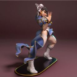 3D model Chun-li Street Fighter – 3D Print