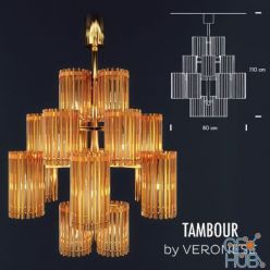 3D model Veronese Tambour chandelier