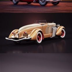 3D model DUESENBERG SJ SPEEDSTER