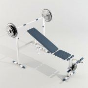 3D model Multifunctional sports bench