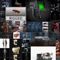 3D model PBR Game 3D-Models Bundle May 2020