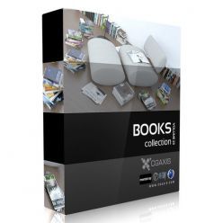 3D model CGAxis Models Volume 23 Books