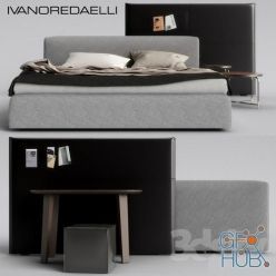 3D model Portland Set of bedroom Furniture