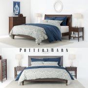 3D model Crosby bed by Pottery Barn