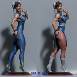 3D model Chun Li