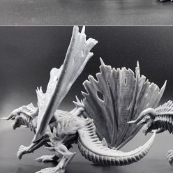 3D model Mini Monster Mayhem - Black Dragon – 3D Print
