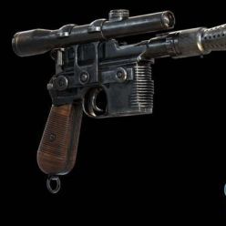 3D model DL-44 Pistol
