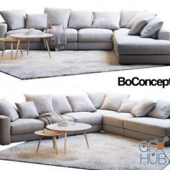 3D model Boconcept Cenova 2 sofa