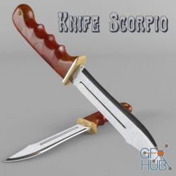 3D model Knife Scorpio