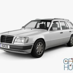 3D model Hum 3D Mercedes-Benz E-class Wagon 1993